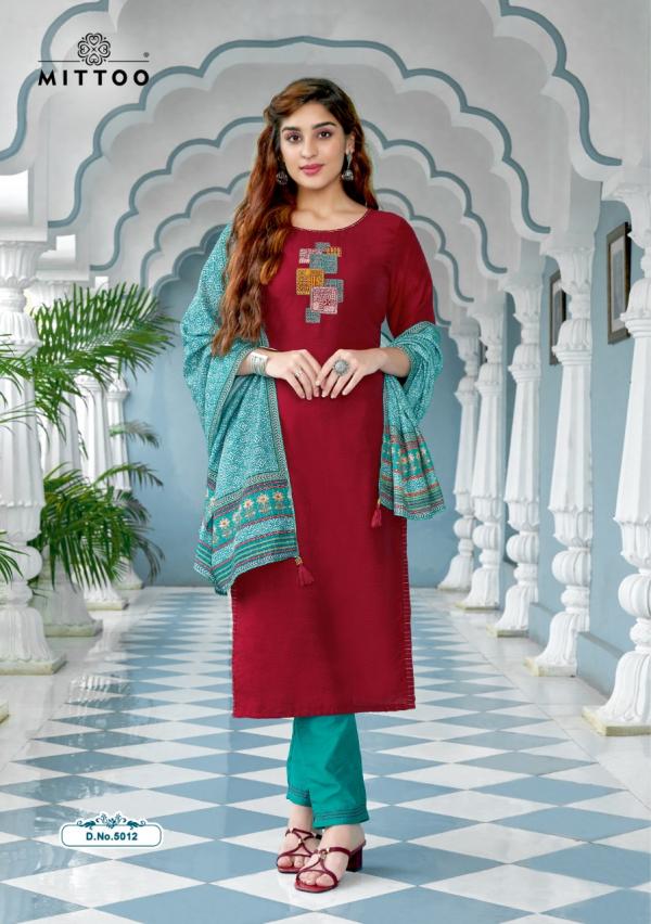 Mittoo Noor 2 Silk Embroidery Fancy Readymade Salwar 